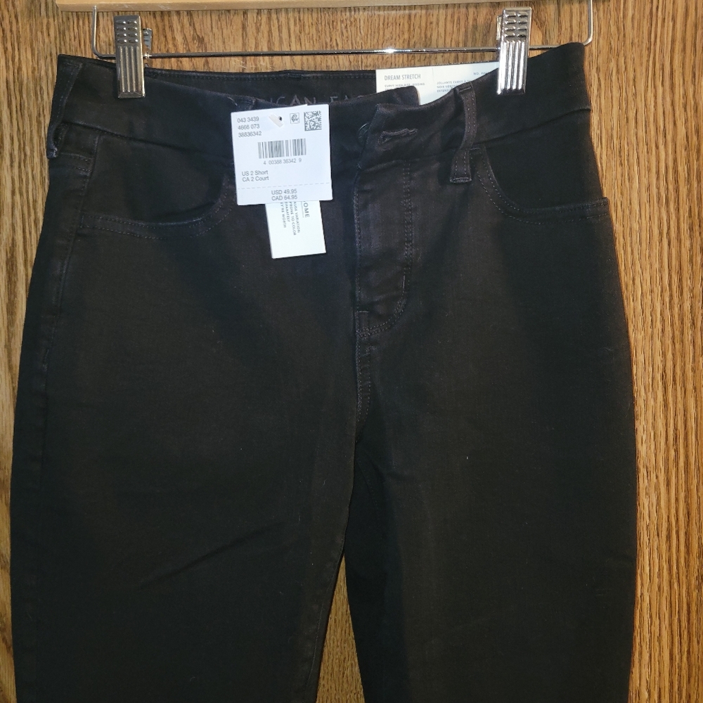 American Eagle Dream Stretch Curvy High Rise Jeggings size 2